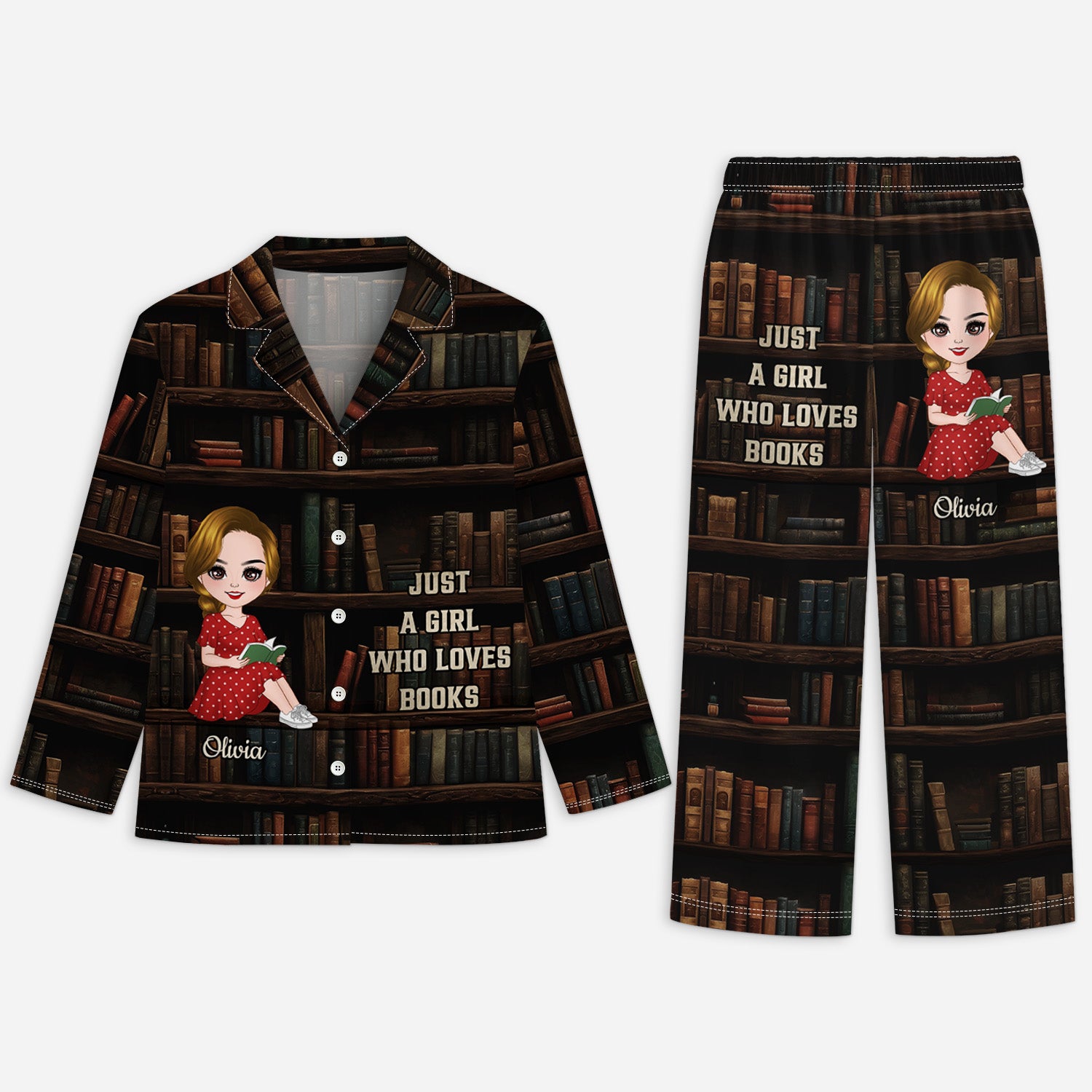 5949VUS1 personalized womens pajamas_ unique gifts for book lovers 5949V8QTA