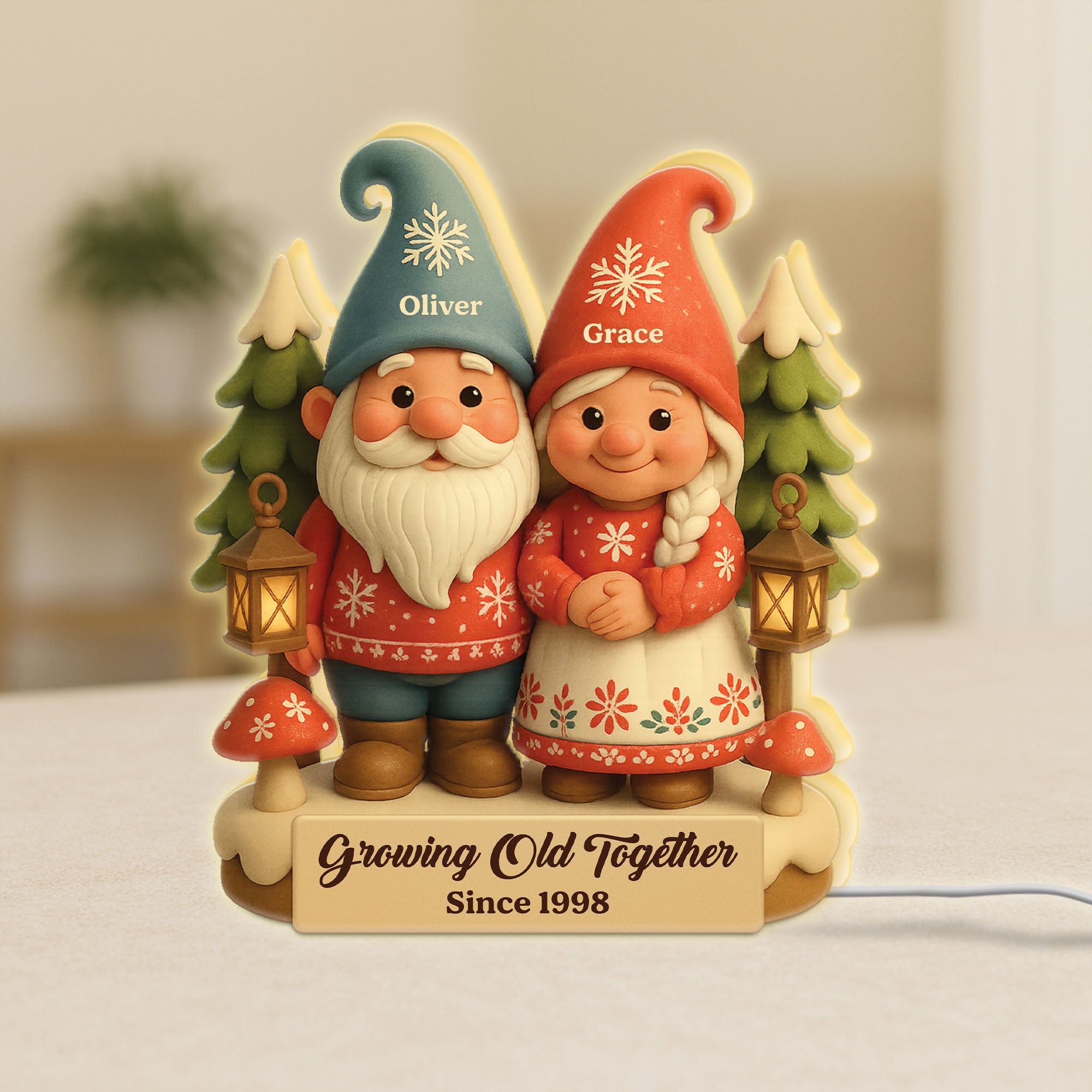 5953LUS1 3d printing effect personalized light box christmas gifts for couples 5953lkv5g