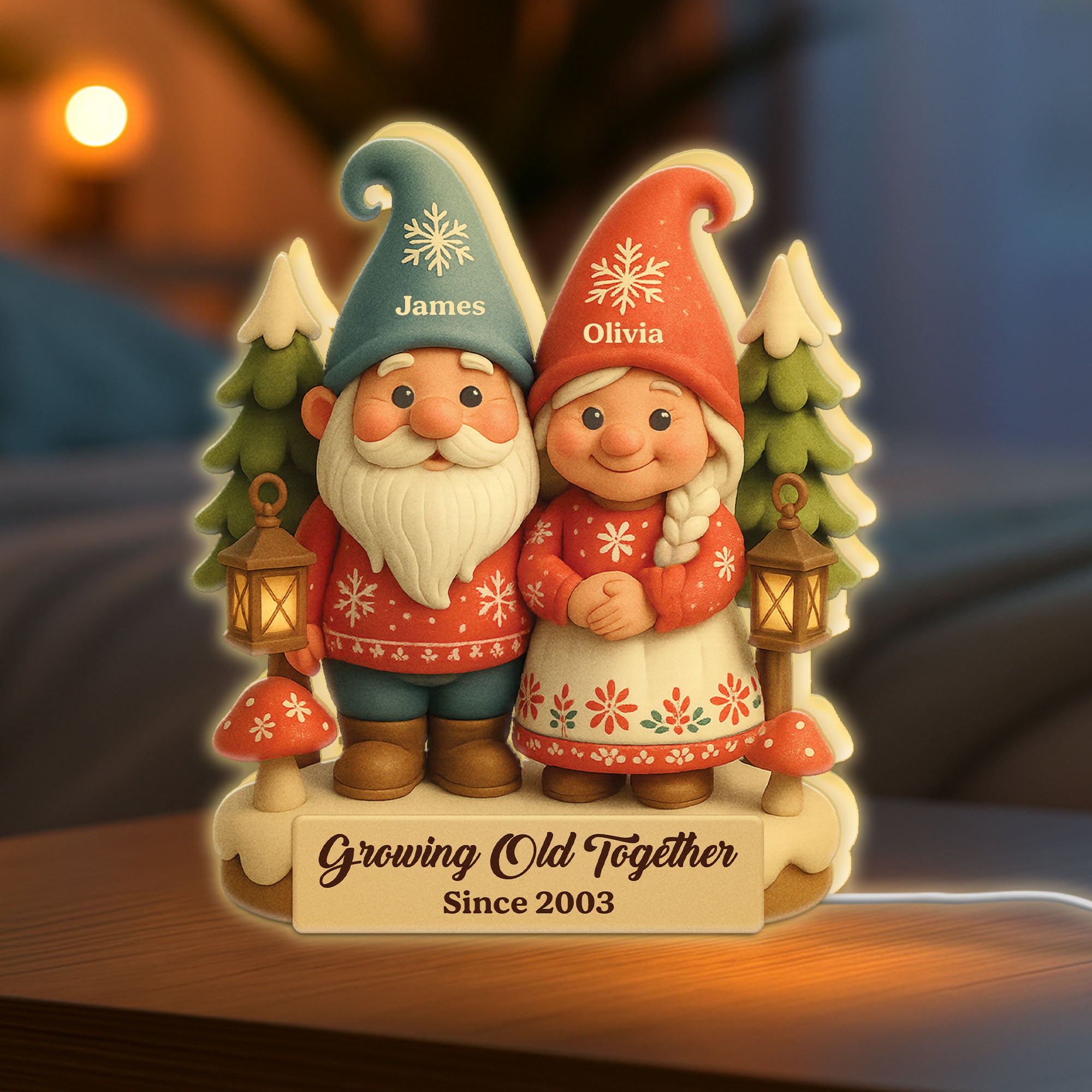 5953LUS2 3d printing effect personalized light box christmas gifts for couples 5953lkv5g
