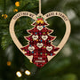 5961OUS1 1 layered wood christmas tree ornaments with names custom family gifts 5961OKTMI