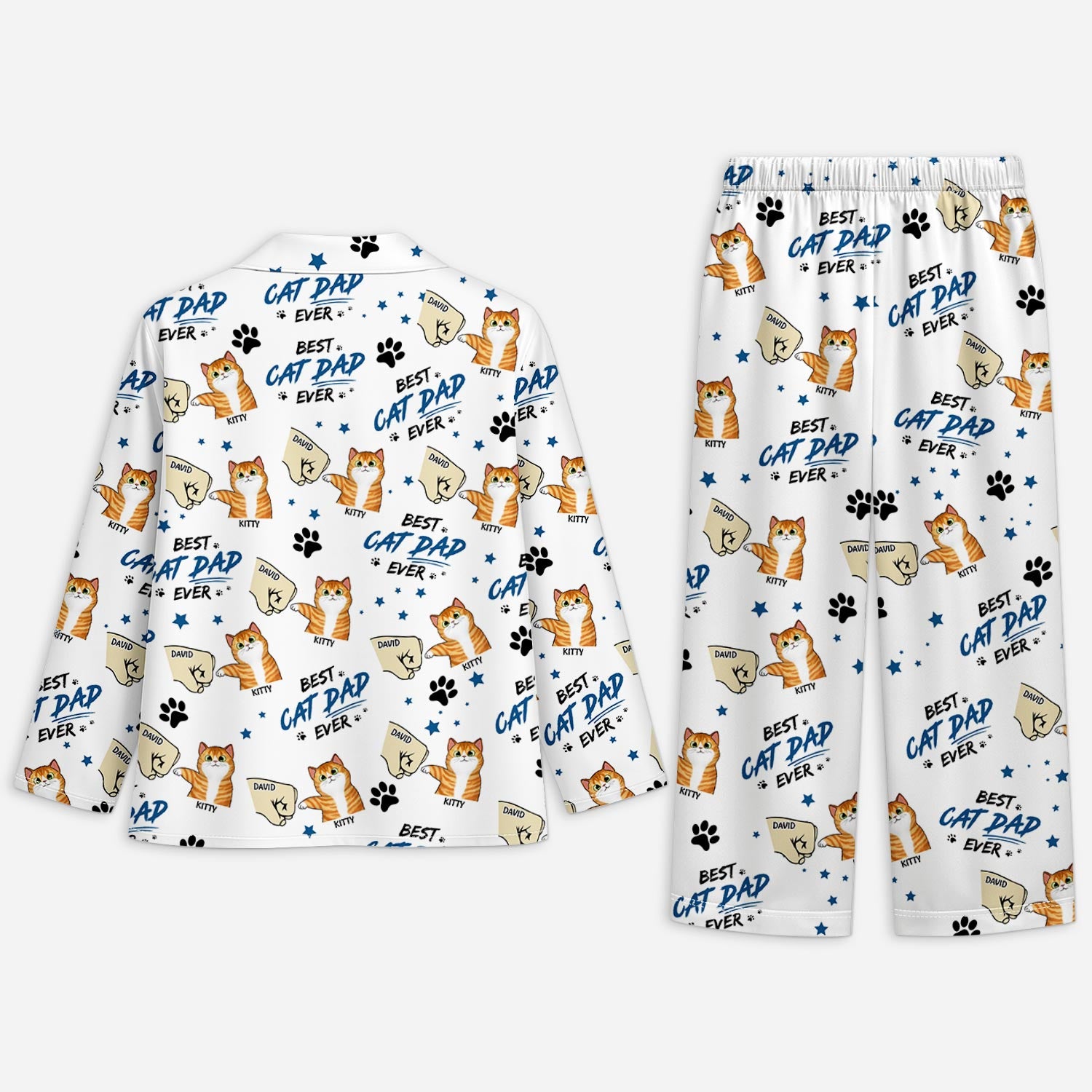 5966VUS2 best cat dad ever pajamas personalized gifts for cat owners 5966V8YAD