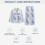 5970VUS4 blue toile dog pajamas personalized gifts for dog lovers 5970VKMTC
