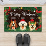 5974DUS2 merry woofmas doormat custom christmas gifts for dog lovers 5974DTKAC