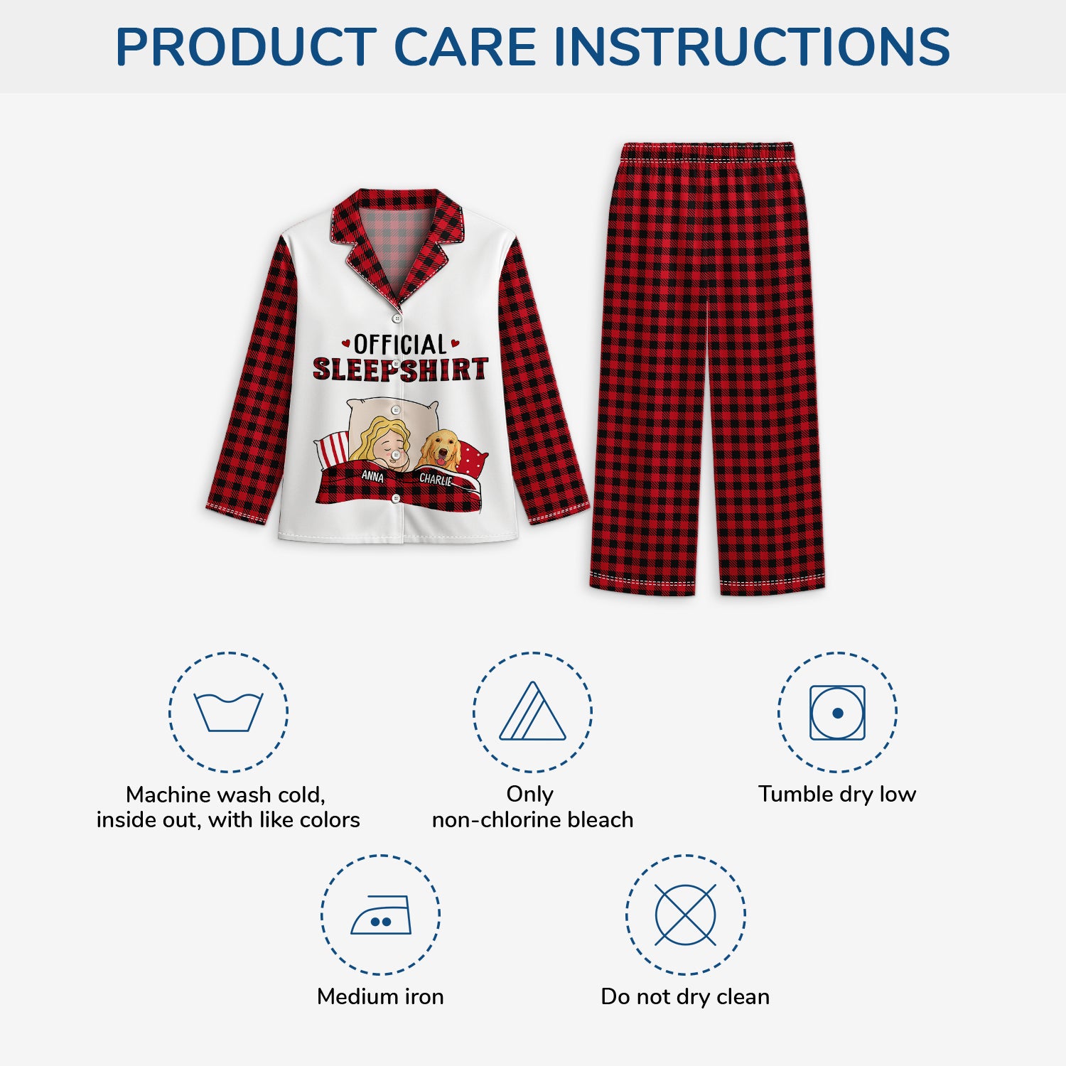 5978VUS4 custom dog pajamas gifts for dog lovers official sleepshirt 5978VKYCC