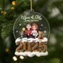 5979OUS1 3d printing effect acrylic couple with cat ornament custom xmas gifts 5979O8MTD
