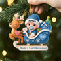 5989OUS2 3d printing effect personalized acrylic babys 1st christmas ornaments for newborns 5989O8VNK