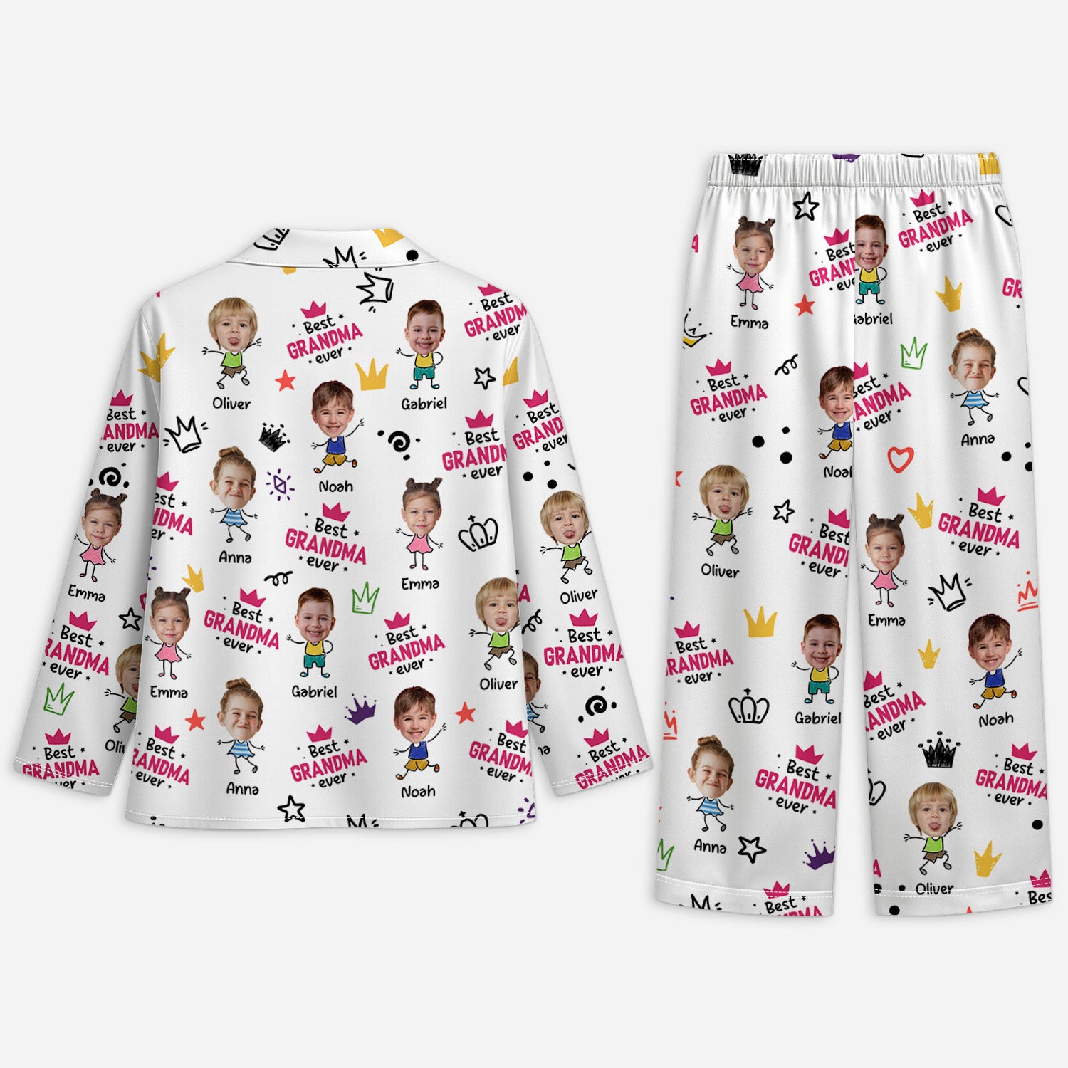 5995VUS2 custom pajamas with faces_ gifts for grandma grandpa 5995V6MMA