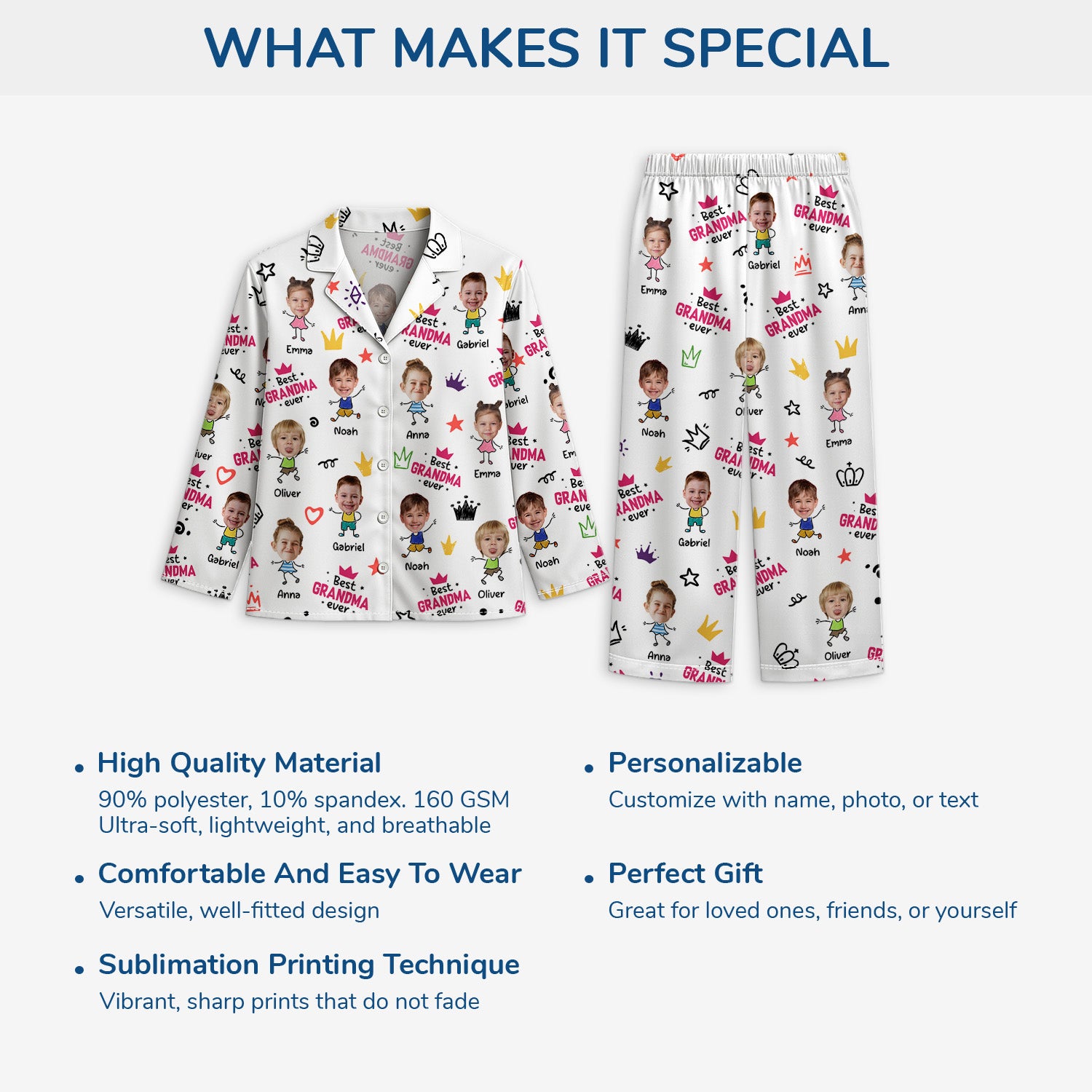 5995VUS5 custom pajamas with faces_ gifts for grandma grandpa 5995V6MMA