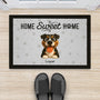 6005DUS2 personalized gifts for dog lovers home sweet home doormat 6005D3VTC