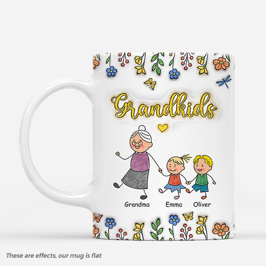 6020MUS1 3d printing effect personalized grandkids mug gift for grandparents 6020M8Z8B_3b099696 9660 446f 86f5 5474ca889cd7