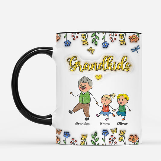 6020MUS2 3d printing effect personalized grandkids mug gift for grandparents 6020M8Z8B_b442aeb7 c6b8 493f 9ea8 cbb931c67a97