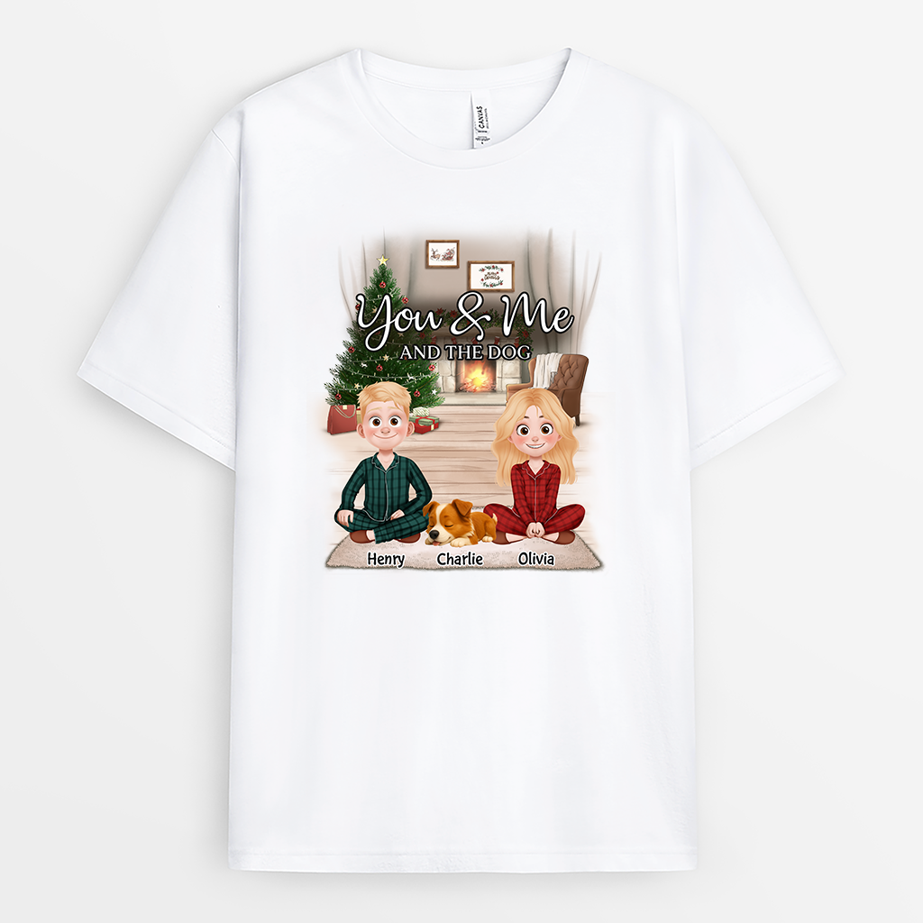 6031AUS1 you me and the dogs shirt personalized gifts for couples christmas 6031AKH5C