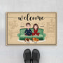 6039DUS1 dogs welcome doormats personalized gifts for couples with dogs 6039D6HNC