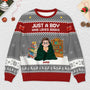 6044WUS2 personalized ugly christmas sweater book lover gifts for her him 6044W6QNA