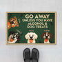 6046DUS1 funny go away dog doormat personalized gifts for dog lovers 6046DTT5C