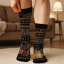 6051JUS3 just a girl who loves books socks personalized book lover gifts 6051JKVTA