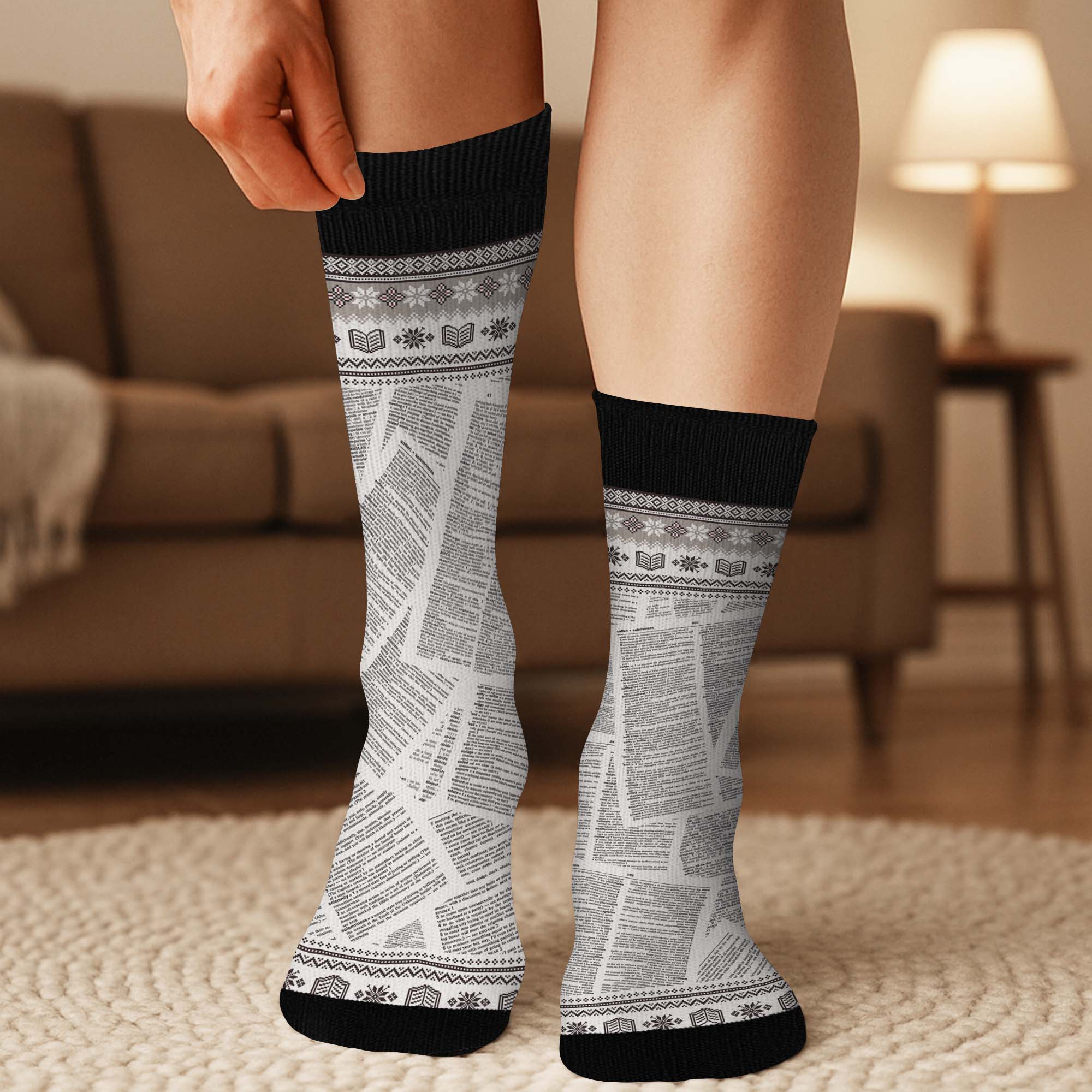 Chapter Socks Just One More Chapter Socks - Personalized Gifts for Book Lovers ...
