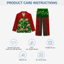 6054VUS4 christmas tree pajamas with faces custom christmas for him her 6054VKHNB