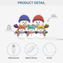 6056LUS3 snowman light box personalized christmas gifts for family  6056L3Q5A
