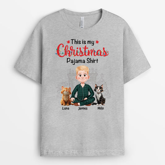 6063AUS2 this is my christmas pajama shirt custom gifts for cat lovers 6063A8LND
