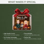 6075OUS4 personalized acrylic christmas ornaments you me and the cats 6075O6MTD