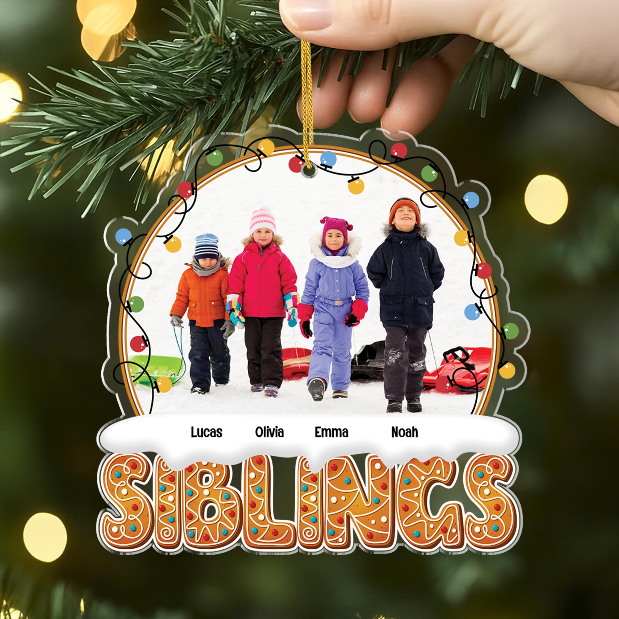6077OUS2 personalized photo christmas ornaments_ acrylic family gifts 6077O6YAI