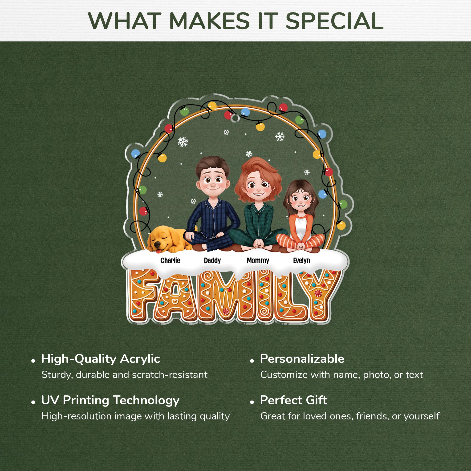 6077OUS4 personalized photo christmas ornaments_ acrylic family gifts 6077O6YAI