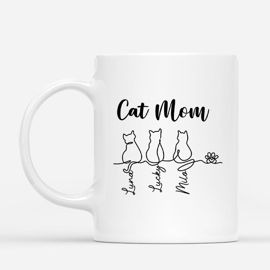 6080MUS1 personalized mugs with cats unique gifts for cat lovers 6080M6PMD