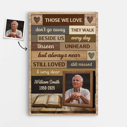 6083CUS1 those we love dont go away canvas personalized memorial photo gifts 6083CTHTA_762a0703 d4d9 49dc bf2b 7039037671ac