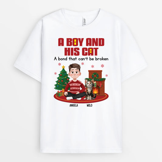 6084AUS1 personalized christmas t shirts xmas gifts for cat lovers 6084ATMCD