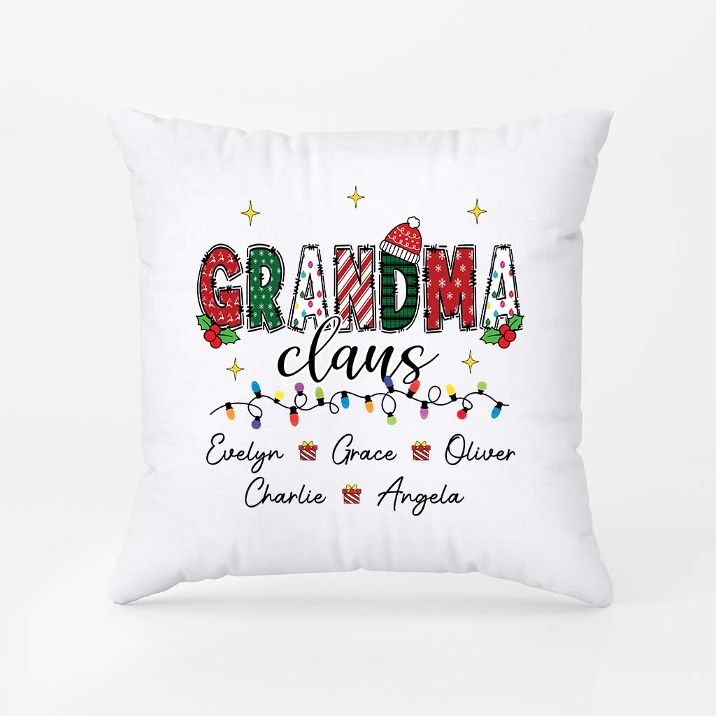 6086PUS2 grandpa claus pillow personalized christmas gifts for grandparents_ 6086PTQMB