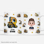 6088MUS1 coffee mugs with initials_ personalized gifts for kids 6088M3TZK
