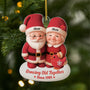 6093OUS1 3d printing effect growing old together since ornament acrylic custom couple xmas gifts_ 6093OKMCG