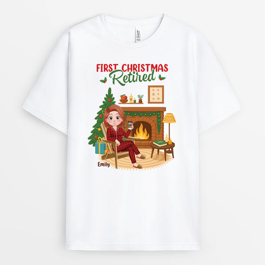 6095AUS1 first christmas retired shirt personalized retirement gifts 6095ATLNA