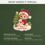 6096OUS4 3d printing effect custom acrylic ornaments babys 1st christmas presents 6096OKQNK