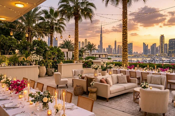Golden Hour Outdoor Celebration  as 60th Wedding Anniversary Party Ideas