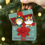 6106OUS2 3d printing effect cat christmas ornaments acrylic custom cat gifts 6106OKTND
