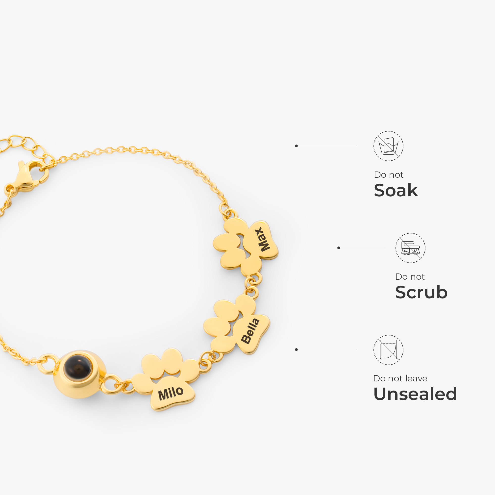 6111JUS4 personalized paw print bracelet_ with hidden photo gifts for pet lovers 6111J0V5B_a1bae204 36f4 4f4f 9727 9d2639470aec
