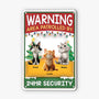 6121EUS1 3d printing effect custom metal warning signs xmas gifts for cat lovers 6121ETYAD