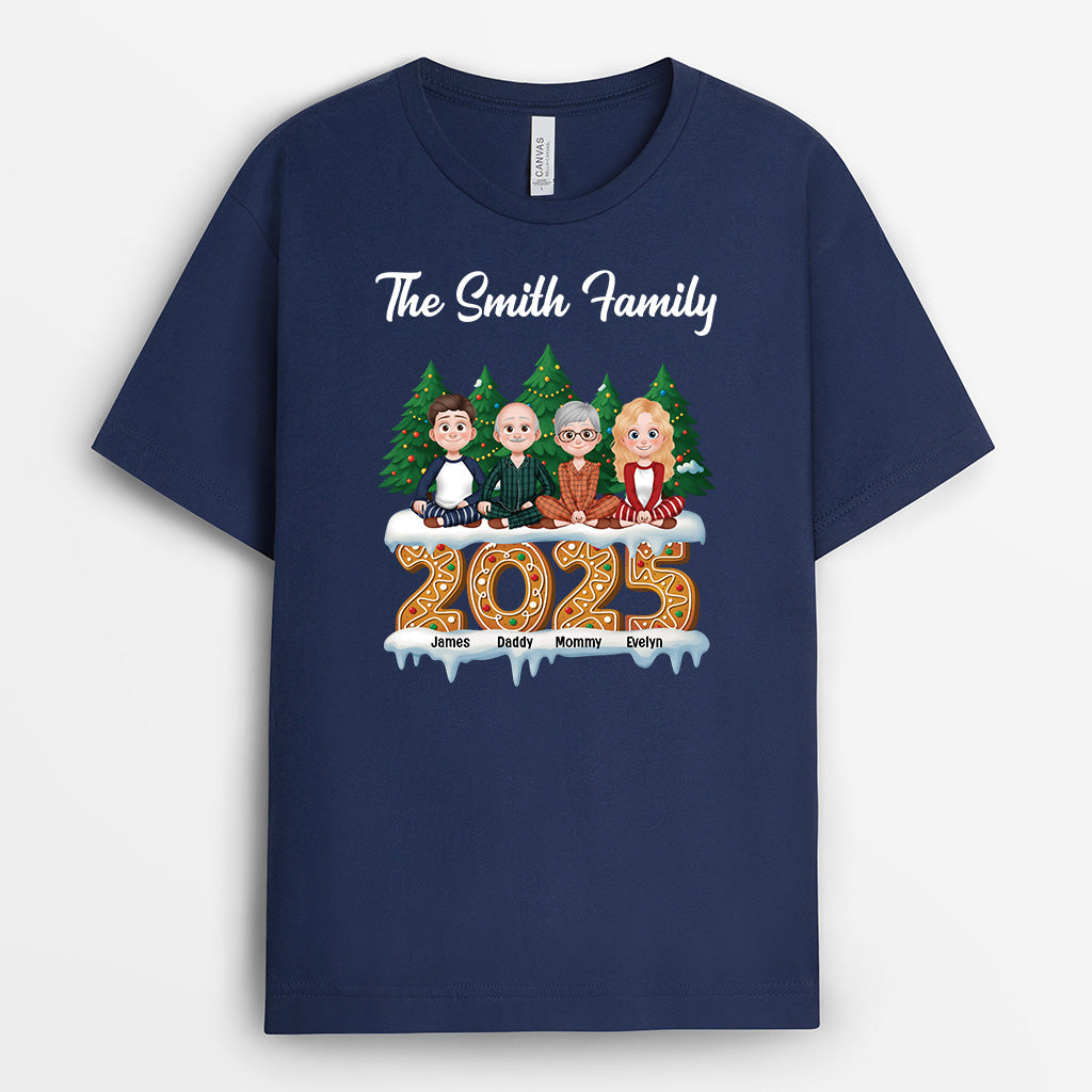 6122AUS2 personalized family last name t shirts christmas gifts for family 6122AKQMI