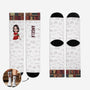 6129JUS1 personalized socks with names gifts for book lovers 6129J8QNA