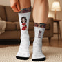 6129JUS3 personalized socks with names gifts for book lovers 6129J8QNA