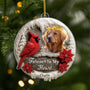 6146OUS1 3d printing effect acrylic photo xmas ornaments custom pet memorial gifts 6146O6VAC