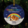 6148OUS1 ceramic dog memorial ornament rainbow bridge personalized gifts_ 6148OK6ZC