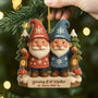 6151OUS2 3d printing effect custom acrylic christmas ornaments gifts for gay couples 6151OKTMG
