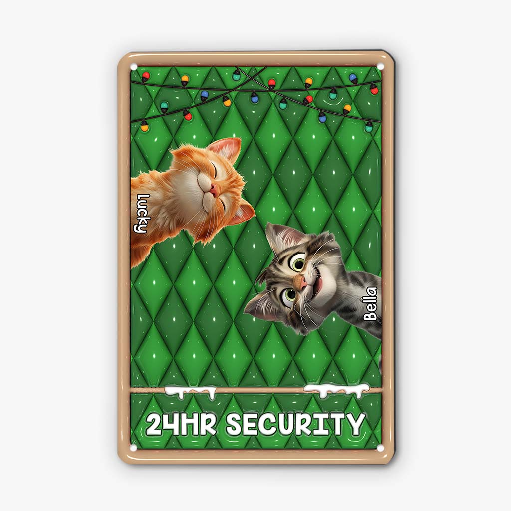 6153EUS2 3d printing effect custom metal signs christmas gifts for cat lovers 6153ETVAD