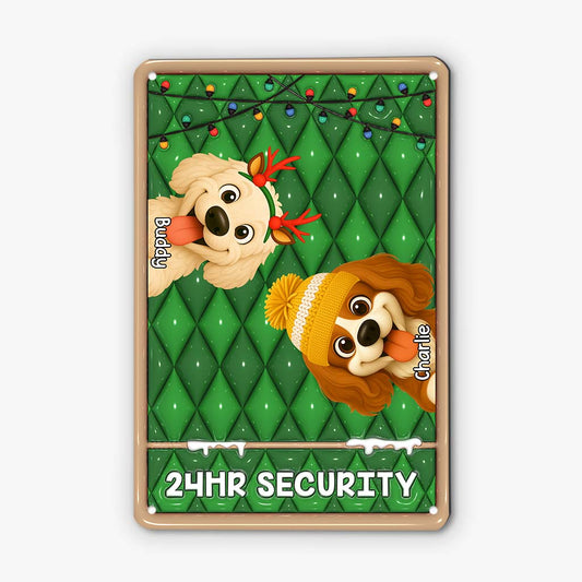 6153EUS2 3d printing effect custom metal signs christmas gifts for dog lovers 6153ETVAC