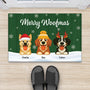6155DUS2 personalized christmas doormat_ xmas gifts for dog lovers 6155DTTNC