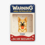 6158EUS2 metal dog warning signs_ personalized dog gifts for owners 6158E8ZZC