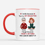 6165MUS2 i smile because youre my daughter son mug custom gifts from mom dad 6165M3VZA